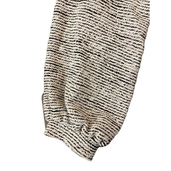 Texture & Thread Madewell Black White Round Neck Long Sleeved Sz M - Picture 5 of 10